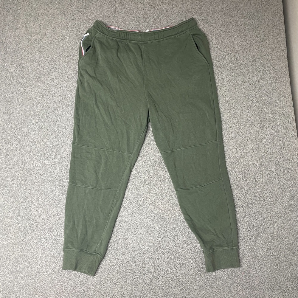Four Laps Joggers Sweatpants Men's XL green Tapered